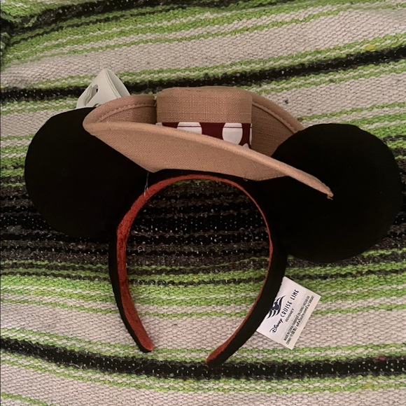 Disney Accessories - #1457** Unisex’s Cruise Line Black and Tan Mouse Ear Headband